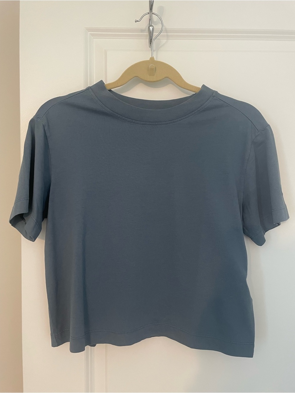 NWT Topo Designs Women’s Dirt Tee in Stone Blue Sz S